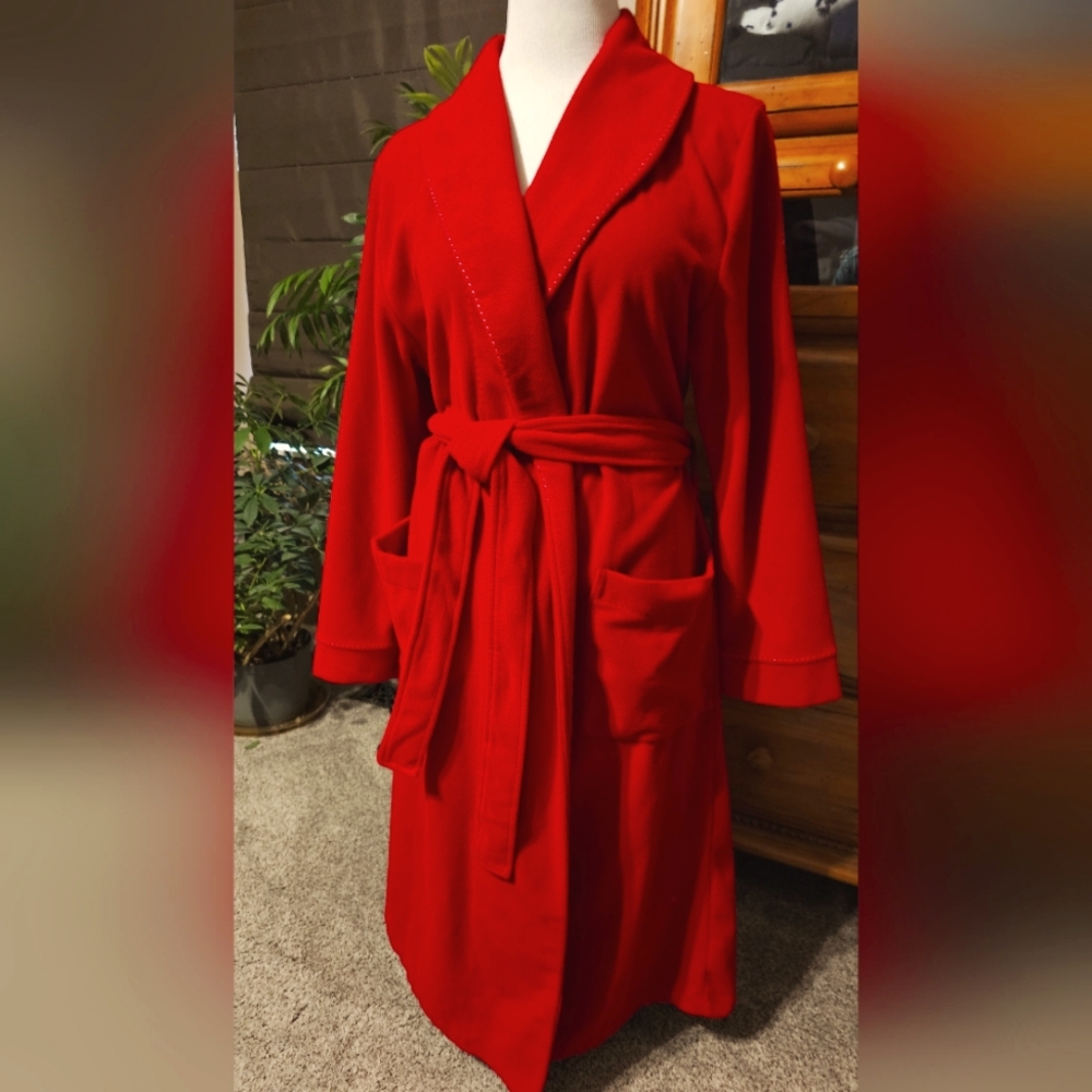 Red Long Robe - Med
